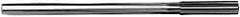 Alvord Polk - Letter J High Speed Steel 6 Flute Chucking Reamer - Straight Flute, 1/4" Straight Shank, 1-1/2" Flute Length, 6" OAL - Best Tool & Supply