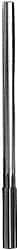 Chucking Reamer: 27/32″ Dia, 9-1/2″ OAL, 2-1/2″ Flute Length, Straight Shank, Cobalt Steel 8 Flute, RH