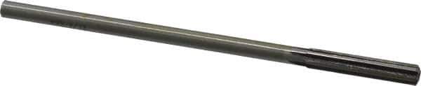 Interstate - 9/32" High Speed Steel Chucking Reamer - Straight Flute, 1/4" Straight Shank, 1-1/2" Flute Length, 6" OAL - Best Tool & Supply