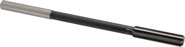 Interstate - 29/64" High Speed Steel Chucking Reamer - Straight Flute, 0.373" Straight Shank, 1-3/4" Flute Length, 7" OAL - Best Tool & Supply