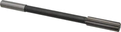 Interstate - 21/32" High Speed Steel Chucking Reamer - Straight Flute, 9/16" Straight Shank, 2-1/4" Flute Length, 9" OAL - Best Tool & Supply