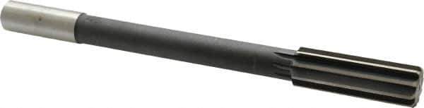 Interstate - 29/32" High Speed Steel Chucking Reamer - Straight Flute, 3/4" Straight Shank, 2-5/8" Flute Length, 10" OAL - Best Tool & Supply