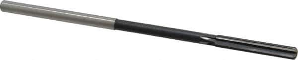 Interstate - #5 High Speed Steel Chucking Reamer - Straight Flute, 0.2016" Straight Shank, 1-1/4" Flute Length, 5" OAL - Best Tool & Supply