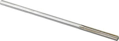 Interstate - #14 High Speed Steel Chucking Reamer - Straight Flute, 0.1755" Straight Shank, 1-1/8" Flute Length, 4-1/2" OAL - Best Tool & Supply