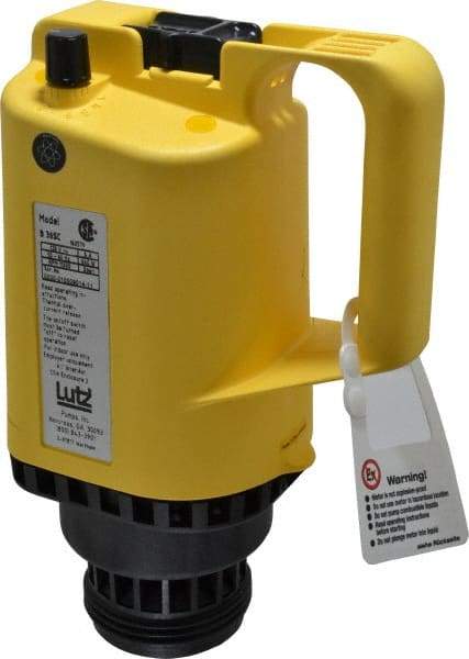 Lutz Pumps - 0.85 HP, Open Drip Proof With Speed Control Drum Pump Motor - For Use With All Lutz Pump Tubes, 120 Volt - Best Tool & Supply