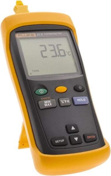 Fluke - -210 to 1,600°F Industrial Thermometer - Digital Display - Best Tool & Supply