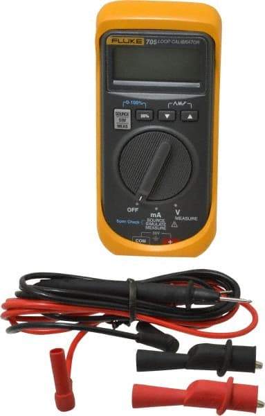 Fluke - 0 VDC to 28 VDC, Current Calibrator - +/-0.025% Basic DC Accuracy, 9V Power Supply - Best Tool & Supply