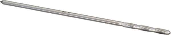 Interstate - 3/32" High Speed Steel 4 Flute Chucking Reamer - Spiral Flute, 0.088" Straight Shank, 3/4" Flute Length, 3" OAL - Best Tool & Supply