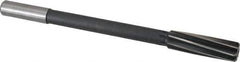 Interstate - 3/4" High Speed Steel Chucking Reamer - Spiral Flute, 5/8" Straight Shank, 2-1/2" Flute Length, 9-1/2" OAL - Best Tool & Supply