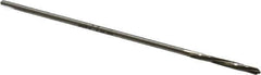 Interstate - 5/64" Cobalt 4 Flute Chucking Reamer - Spiral Flute, 0.072" Straight Shank, 3/4" Flute Length, 3" OAL - Best Tool & Supply