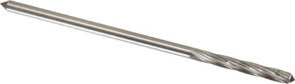 Interstate - 3/16" Cobalt 6 Flute Chucking Reamer - Spiral Flute, 0.1805" Straight Shank, 1-1/8" Flute Length, 4-1/2" OAL - Best Tool & Supply