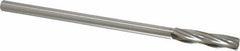 Interstate - 11/32" Cobalt 6 Flute Chucking Reamer - Spiral Flute, 0.2792" Straight Shank, 1-1/2" Flute Length, 6" OAL - Best Tool & Supply