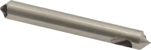 M.A. Ford - 3/16" Head Diam, 3/16" Shank Diam, 0 Flute 90° High Speed Steel Countersink - Bright Finish, 1-1/2" OAL, Single End, Straight Shank, Right Hand Cut - Best Tool & Supply