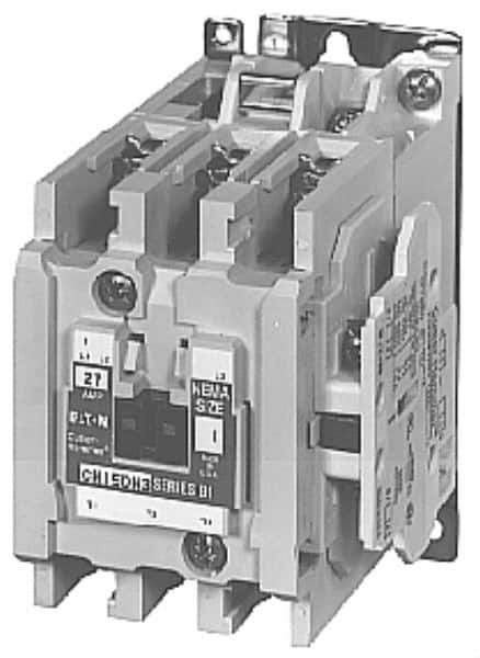 Eaton Cutler-Hammer - 3 Pole, 110 VAC at 50 Hz, 120 VAC at 60 Hz and 600 Volt, 9 Continuous Amp, 1 hp, Open NEMA Combination Starter - ABS Type Approved, cUL Listed, NEMA ICS 2-1993, UL Listed - Best Tool & Supply