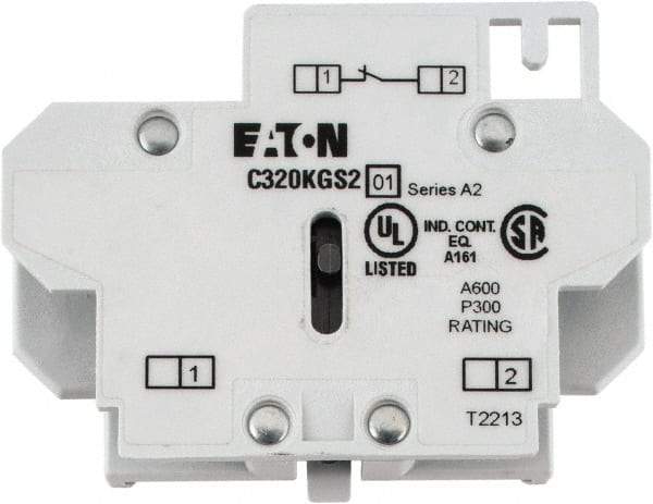 Eaton Cutler-Hammer - Starter Auxiliary Contact - For Use with 10-60A Contactors - Best Tool & Supply