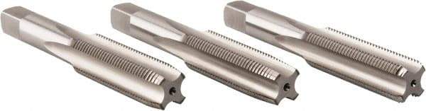 Hertel - 5/8-18 UNF, 4 Flute, Bottoming, Plug & Taper, Bright Finish, High Speed Steel Tap Set - 3-13/16" OAL, 2B/3B Class of Fit - Best Tool & Supply