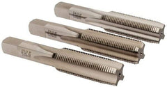 Hertel - 3/4-16 UNF, 4 Flute, Bottoming, Plug & Taper, Bright Finish, High Speed Steel Tap Set - 4-1/4" OAL, 2B/3B Class of Fit - Best Tool & Supply