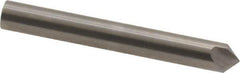 Hertel - 3/16" Head Diam, 3/16" Shank Diam, 3 Flute 90° Solid Carbide Countersink - Bright Finish, 1-1/2" OAL, Single End, Straight Shank, Right Hand Cut - Best Tool & Supply