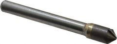 Hertel - 5/16" Head Diam, 1/4" Shank Diam, 6 Flute 90° Solid Carbide Countersink - Bright Finish, 2-1/2" OAL, Single End, Straight Shank, Right Hand Cut - Best Tool & Supply