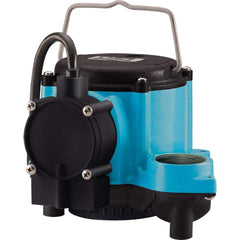 Diaphragm Sewage & Effluent Pump: Integral Diaphragm, 9A, 115V 1-1/2″ Outlet, Cast Iron Housing