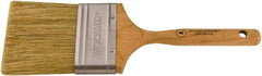 Wooster Brush - 3" Flat Hog Varnish Brush - 2-15/16" Bristle Length, 5-1/8" Maple Dowel Handle - Best Tool & Supply