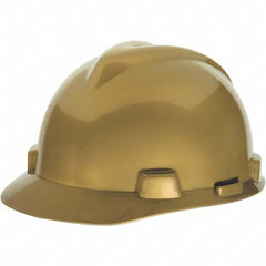 MSA - ANSI Type I Class E 4-Point Pin Lock Short Brim Hard Hat - Best Tool & Supply