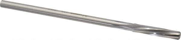 Made in USA - 9/32" High Speed Steel 6 Flute Chucking Reamer - Spiral Flute, 1/4" Straight Shank, 1-1/2" Flute Length, 6" OAL - Best Tool & Supply