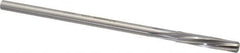 Made in USA - 9/32" High Speed Steel 6 Flute Chucking Reamer - Spiral Flute, 1/4" Straight Shank, 1-1/2" Flute Length, 6" OAL - Best Tool & Supply