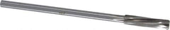 Made in USA - 13/32" High Speed Steel 6 Flute Chucking Reamer - Spiral Flute, 0.3105" Straight Shank, 1-3/4" Flute Length, 7" OAL - Best Tool & Supply