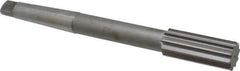 Made in USA - 1-3/16" High Speed Steel 10 Flute Chucking Reamer - Straight Flute, 3MT Morse Taper Shank, 2-7/8" Flute Length, 11" OAL - Best Tool & Supply