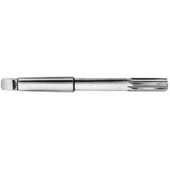 Chucking Reamer: 31/32″ Dia, 10″ OAL, 2-5/8″ Flute Length, Morse Taper Shank, High Speed Steel 8 Flute, RH