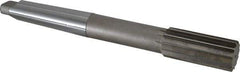 Interstate - 1-7/16" High Speed Steel 10 Flute Chucking Reamer - Straight Flute, 4MT Morse Taper Shank, 3-1/4" Flute Length, 12" OAL - Best Tool & Supply