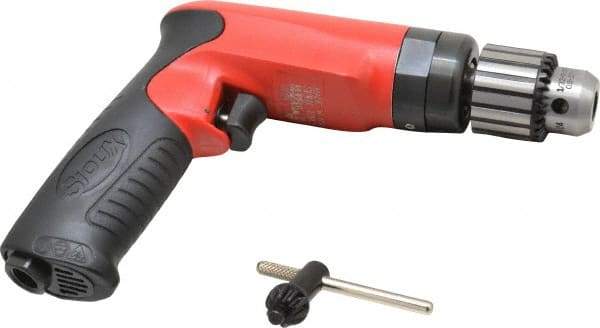 Sioux Tools - 3/8" Keyed Chuck - Pistol Grip Handle, 2,600 RPM, 14.16 LPS, 30 CFM, 1 hp - Best Tool & Supply