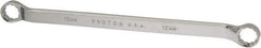 Proto - 12mm x 13mm 12 Point Offset Box Wrench - Double End, 8-7/8" OAL, Steel, Polished Finish, 7.5° Offset - Best Tool & Supply