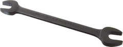 Proto - 5/8" x 3/4" Standard Open End Wrench - 8-43/64" OAL, Double End, Black Finish, 15° Head Angle - Best Tool & Supply