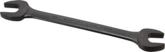 Proto - 13/16" x 7/8" Standard Open End Wrench - 10-15/64" OAL, Double End, Black Finish, 15° Head Angle - Best Tool & Supply