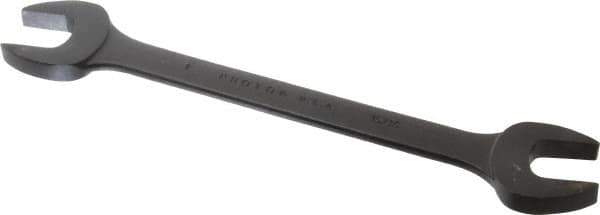 Proto - 15/16" x 1" Standard Open End Wrench - 11-31/64" OAL, Double End, Black Finish, 15° Head Angle - Best Tool & Supply