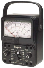 Simpson Electric - 12226, 1,000 VAC/VDC, Analog Manual Ranging Multimeter - 20 mOhm, Measures Voltage, Current, Resistance - Best Tool & Supply