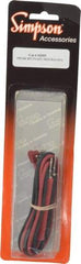 Simpson Electric - Electrical Test Equipment Leads - Use with 160 Handi Shock Resistant Analog VOM - Best Tool & Supply