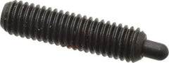 Gibraltar - 10-32, 3/4" Thread Length, 1/8" Plunger Projection, Steel Threaded Spring Plunger - 0.092" Max Plunger Diam, 3/4" Plunger Length, 2.9 Lb Init End Force, 11.1 Lb Final End Force, 1/16" Hex - Best Tool & Supply