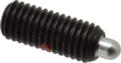 Gibraltar - 1/2-13, 1-1/4" Thread Length, 1/4" Plunger Projection, Steel Threaded Spring Plunger - 1/4" Max Plunger Diam, 1-1/4" Plunger Length, 2.7 Lb Init End Force, 9.3 Lb Final End Force, 1/4" Hex - Best Tool & Supply