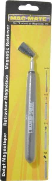 Mag-Mate - 32" Long Magnetic Retrieving Tool - 14 Lb Max Pull, 6-1/2" Collapsed Length, 5/8" Head Diam - Best Tool & Supply