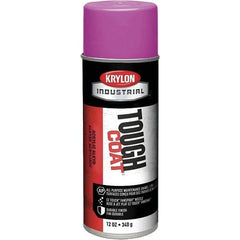 Krylon - OSHA Purple, 12 oz Net Fill, High Gloss, Enamel Spray Paint - 20 to 25 Sq Ft per Can, 16 oz Container, Use on Conduits, Ducts, Electrical Equipment, Machinery, Metal, Motors, Pipelines & Marking Areas, Railings, Steel Bars, Tool Boxes, Tools - Best Tool & Supply