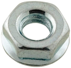 Value Collection - #8-32, Zinc Plated, Steel Hex Nut with Conical Washer - 3/8" Washer Diam, 11/32" Width Across Flats - Best Tool & Supply