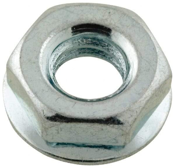 Value Collection - #6-32, Zinc Plated, Steel Hex Nut with Conical Washer - 5/16" Washer Diam, 5/16" Width Across Flats - Best Tool & Supply