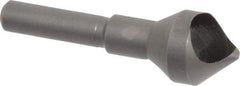 Weldon - 9/16" Head Diam, 1/4" Shank Diam, 82° High Speed Steel Countersink - Bright Finish, 1-7/8" OAL, Single End, Straight Shank, Right Hand Cut - Best Tool & Supply