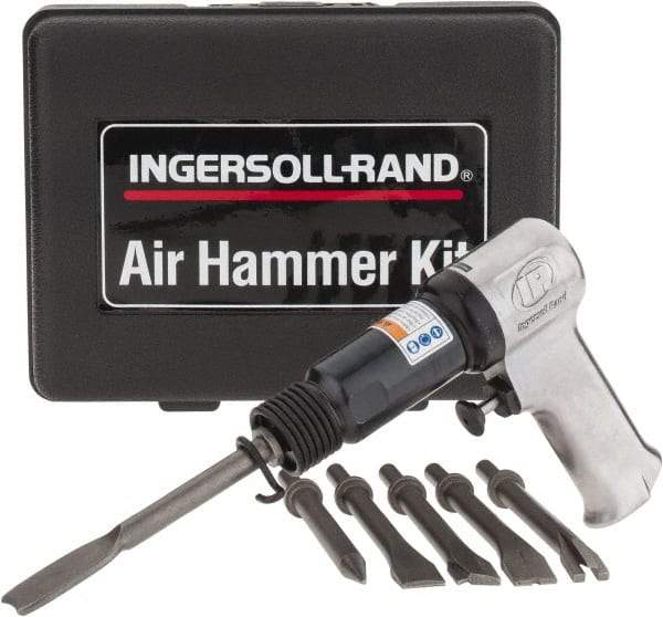 Ingersoll-Rand - 3,000 BPM, 2.28 Inch Long Stroke, Pneumatic Chiseling Hammer - 15 CFM Air Consumption, 1/4 NPTF Inlet - Best Tool & Supply