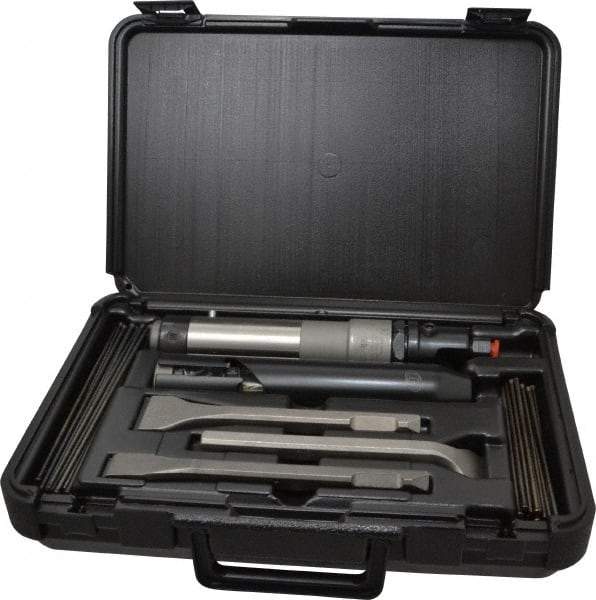 Ingersoll-Rand - 4,000 BPM, 1/4 NPT Inlet, Pneumatic Chiseling Hammer - 9 Inch Long, 368 LPM - Best Tool & Supply