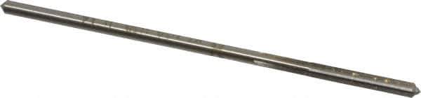 Made in USA - 1/8" High Speed Steel 4 Flute Chucking Reamer - Straight Flute, 0.119" Straight Shank, 7/8" Flute Length, 3-1/2" OAL - Best Tool & Supply