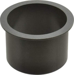 Igus - 2-1/2" Inside x 2-11/16" Outside Diam, Thermoplastic Sleeve Bearing - 3-1/8" Outside Diam, 0.093" Flange Thickness, 2" OAL - Best Tool & Supply